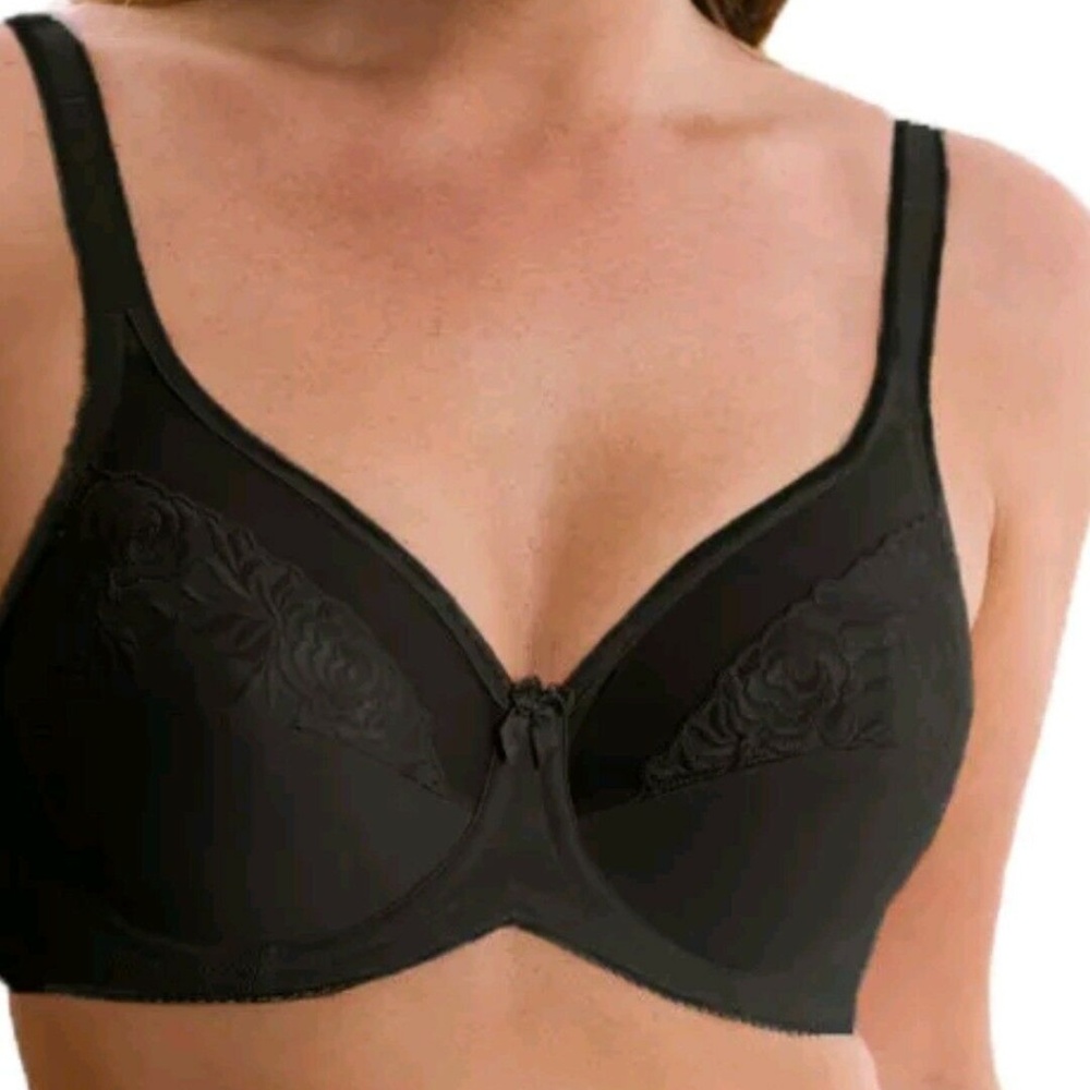 NWT Elila Embroidered Underwire Bra - Picture 4 of 11